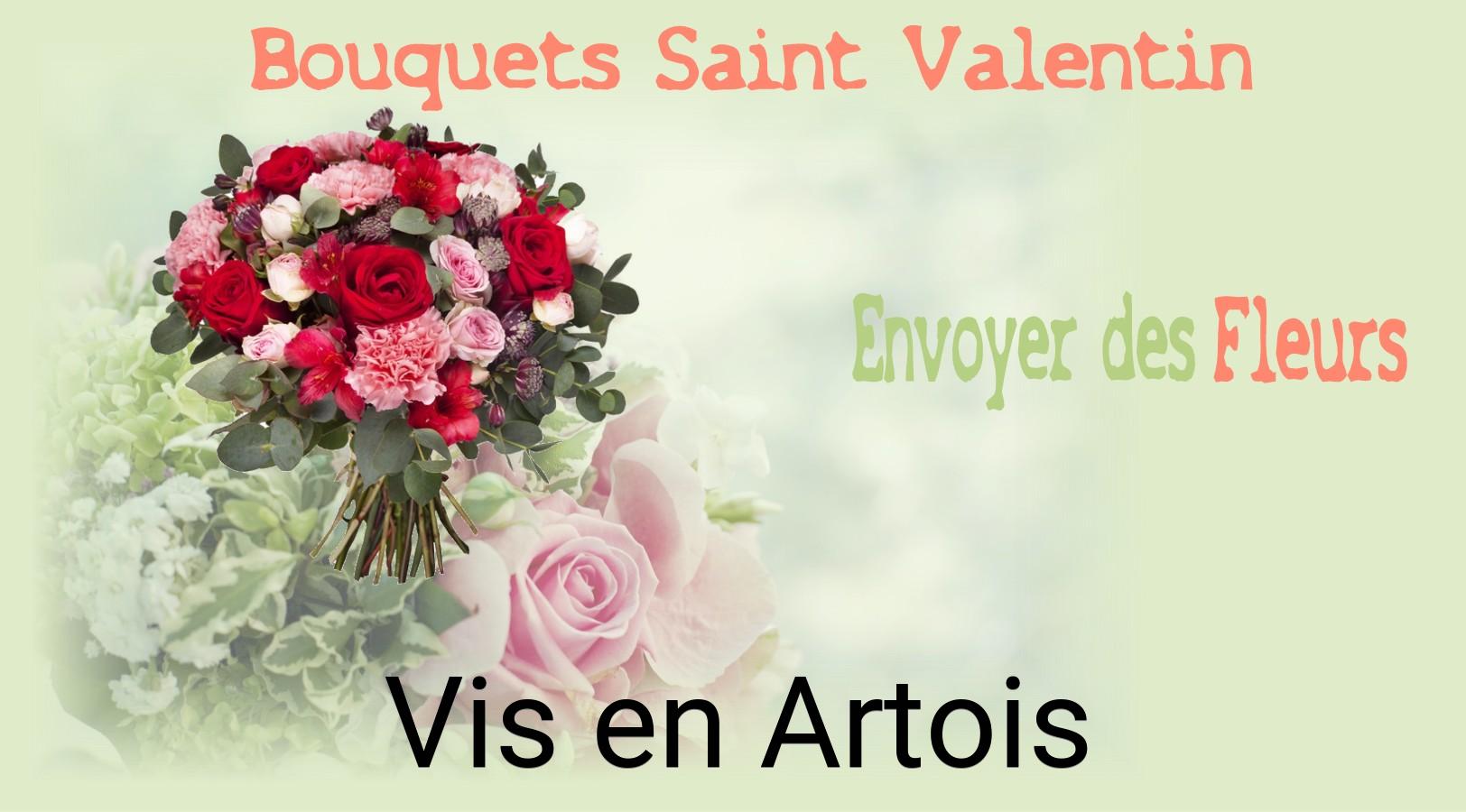 Roses de Saint-Valentin livrées à Vis-en-Artois